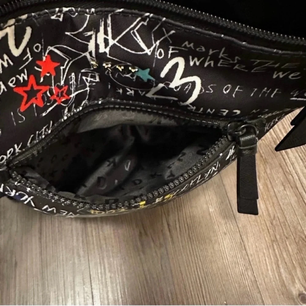 ⭐️ Black, Red, Yellow, and White Multi-color DKNY Gia Graffiti Crossbody